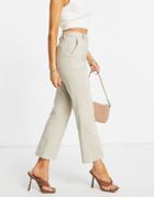 Na-kd Kick Flared Pants In Beige-neutral