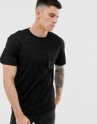 Jack & Jones Core Box Fit Utility T-shirt In Black