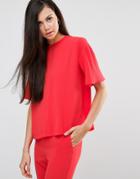 Finders Keepers Red Eyes Tunic Top - Red