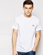 Fred Perry T-shirt With Crew Neck - White