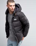 Penfield Bowerbridge Down Quilted Jacket Detatchable Hood - Black