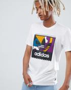 Adidas Skateboarding Printed T-shirt In White Dh3893 - White