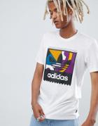 Adidas Skateboarding Printed T-shirt In White Dh3893 - White