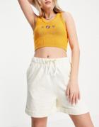 Urban Bliss Coordinating Turn Up Shorts In Yellow