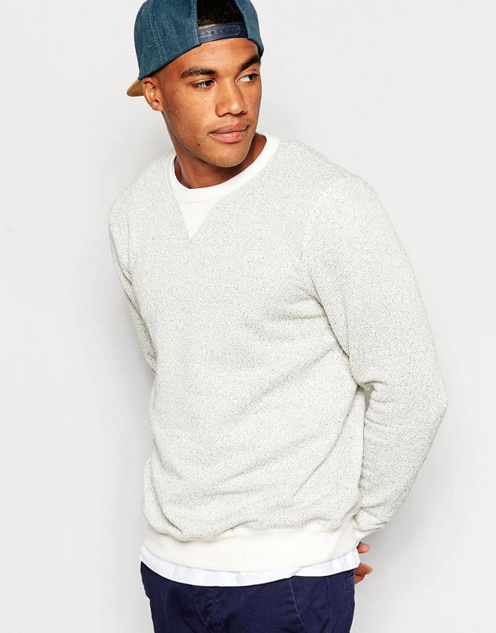 New Look Sweatshirt In Cream - Cream