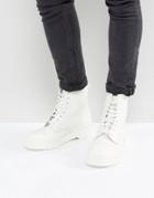 Dr Martens1460 Mono 8 Eye Boots - White