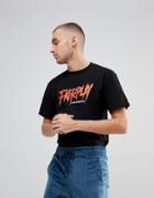 Fairplay Slasher T-shirt With Large Logo - Black