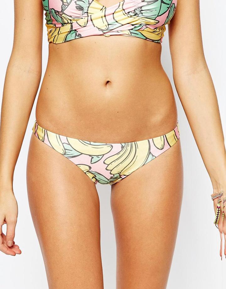 Wildfox Banana Brazilian Bikini Bottoms - Multi