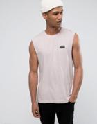 Nicce London Tank In Pink With Dropped Armhole - Pink