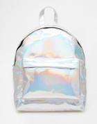 Asos Hologram Backpack - Silver