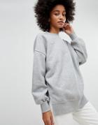 New Look Slouch Sweat - Gray