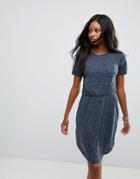 Vero Moda Waisted Jersey Dress - Black