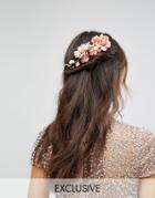 Her Curious Nature Flower And Blossom Hair Comb - Pink