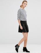 See U Soon Mini Skirt With Pleats - Black