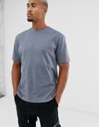 Asos Design Organic Relaxed T-shirt With Crew Neck In Gray