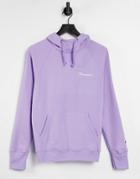 Champion Hoodie With Logo In Lilac-purple