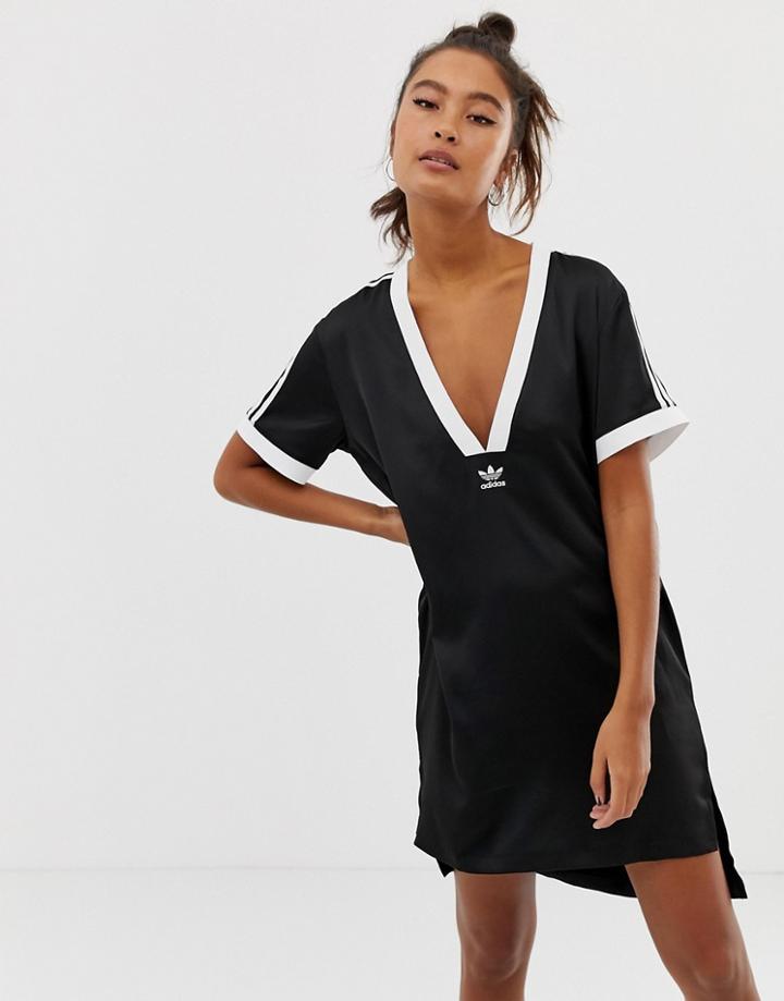 Adidas Originals Fashion League V Neck T-shirt - Black