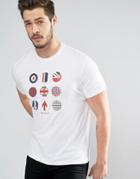 Ben Sherman British Graphic T-shirt - White