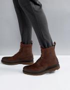 Sorel Madson Waterproof Leather Boots In Brown - Brown