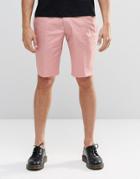 Religion Skinny Smart Shorts In Pink - Pink