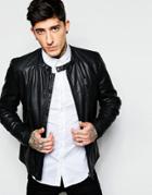 Sisley Faux Leather Jacket - Black