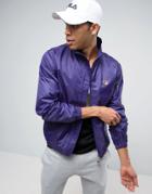 Fila Vintage Lightweight Jacket With Funnel Neck - Purple