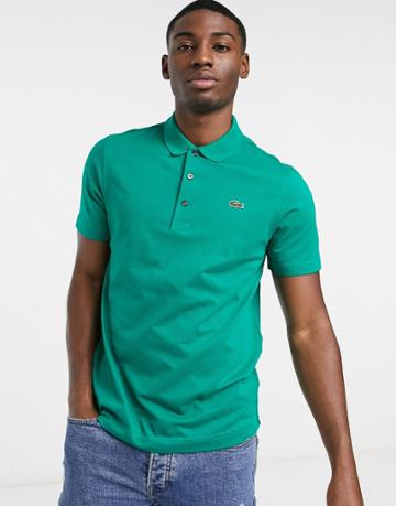 Lacoste Sport Logo Polo In Dark Green