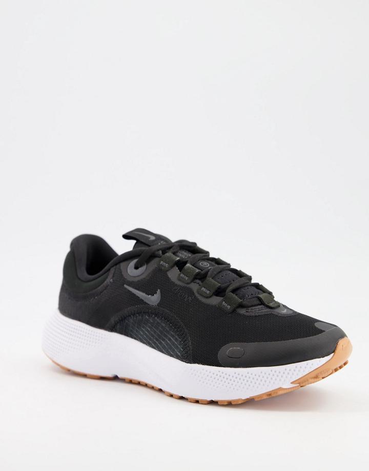 Nike Runninng Escape Run Sneakers In Black