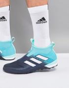 Adidas Soccer Tango 17+ Pure Control Astro Turf Sneakers In Blue By1943 - Gray