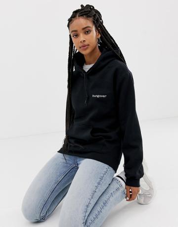 Adolescent Clothing Hungover Hoodie-black