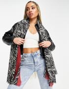 Becks Ndergaard Printed Scarf In Black