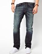 Diesel Jeans Safado Straight 885k Dark Gray - Gray