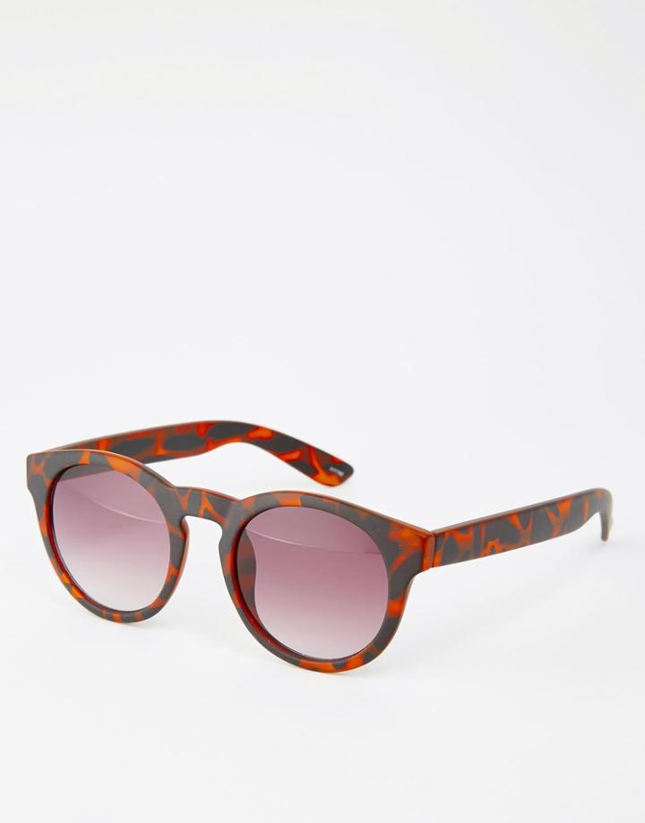 Monki Dora Sunglasses - Matt Tortoise