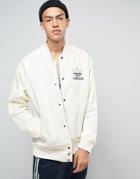 Adidas Originals Borg Ac Bomber Jacket Bk7224 - White