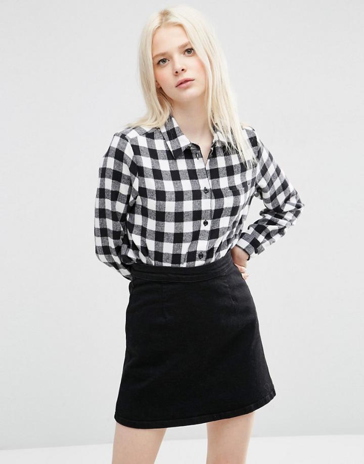 Asos Gingham Check Shirt - Multi