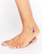Asos Watermelon Anklet - Gold