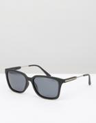 Esprit Square Sunglasses In Black Matte - Black