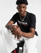 Nautica Competition Vang Logo T-shirt In Black