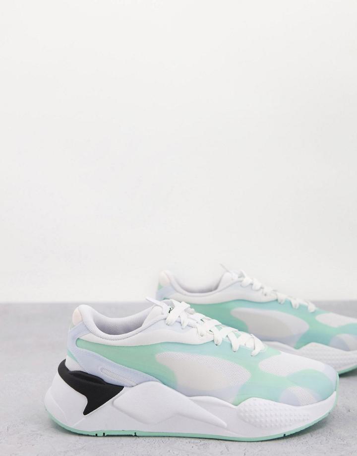 Puma Rs-x3 Plas Tech Sneakers In Green