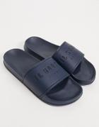Il Sarto Logo Print Slides In Navy