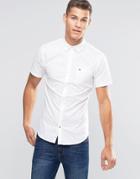 Tommy Hilfiger Denim Basic Short Sleeve Shirt - White