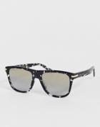 Marc Jacobs Square Frame Sunglasses In Gray Tort - Gray