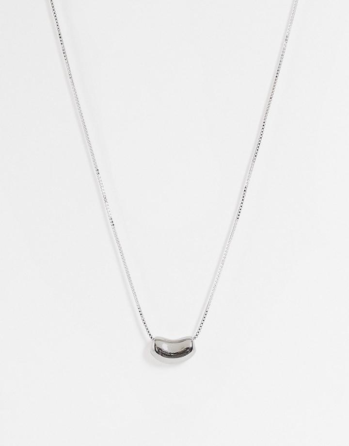Svnx Chain Pendant Necklace In Silver