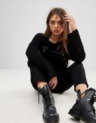 Uncivilised Denim Overalls - Black