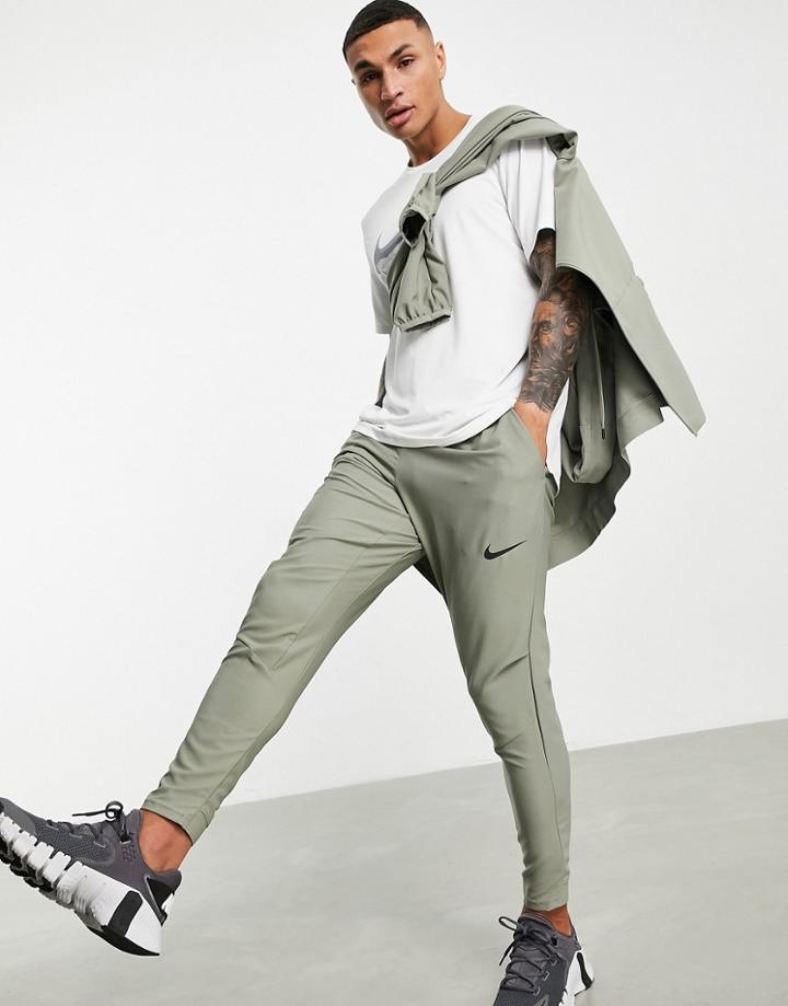 Nike Training Flex Vent Max Sweatpants In Khaki-green