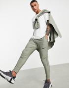 Nike Training Flex Vent Max Sweatpants In Khaki-green