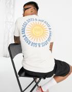 Vans Endless Rays Back Print T-shirt In White