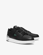 Lacoste Court Cage Sneakers In Black