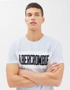 Abercrombie & Fitch Chest Panel Logo T-shirt In Light Blue