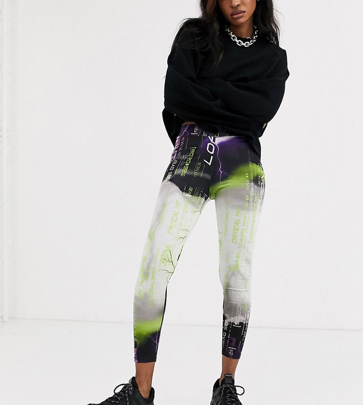 Collusion Lightning Legging With Reflective Trims